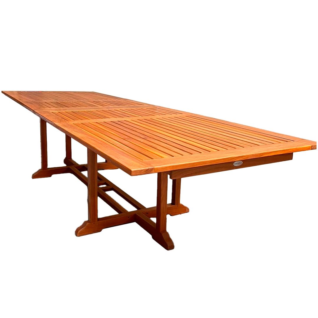 Mesa Venus Rectangular de Teca con Extensión 3.2 m